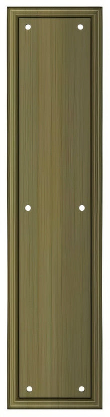 Deltana PP2280 3-1/2" x 15" HD Framed Push Plate