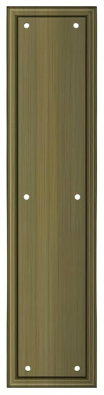 Deltana PP2280 3-1/2" x 15" HD Framed Push Plate.