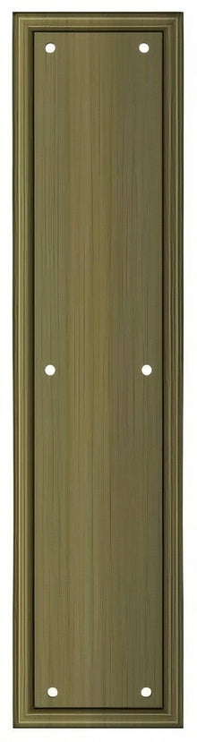 Deltana PP2280 3-1/2" x 15" HD Framed Push Plate.