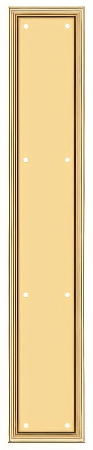 Deltana PP2281 3-1/2" x 20" HD Framed Push Plate