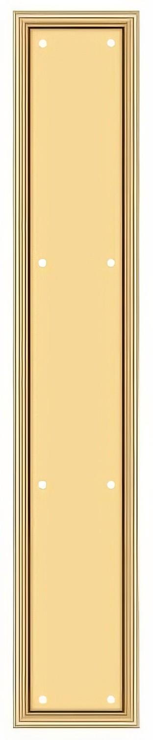 Deltana PP2281 3-1/2" x 20" HD Framed Push Plate.