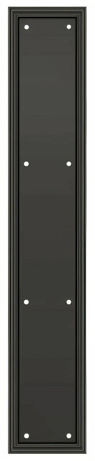 Deltana PP2281 3-1/2" x 20" HD Framed Push Plate.