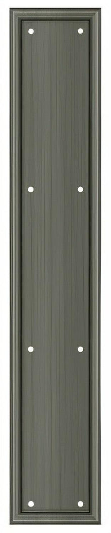 Deltana PP2281 3-1/2" x 20" HD Framed Push Plate.