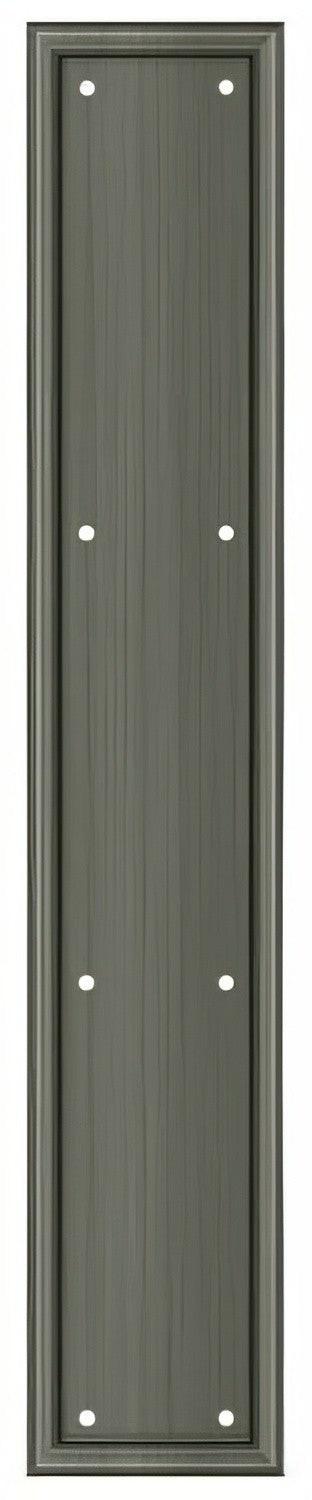Deltana PP2281 3-1/2" x 20" HD Framed Push Plate.