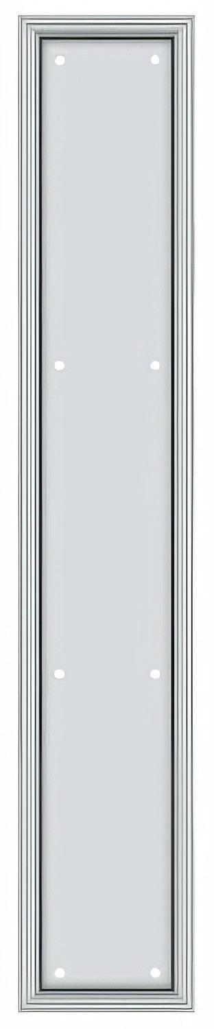 Deltana PP2281 3-1/2" x 20" HD Framed Push Plate.