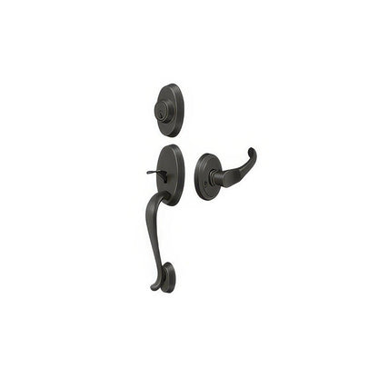 Deltana PRRHCHU Riversdale Single Cylinder Handleset with Chapelton Door Lever