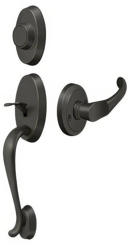 Deltana PRRHDCHU Riversdale Dummy Handleset with Chapelton Door Lever.
