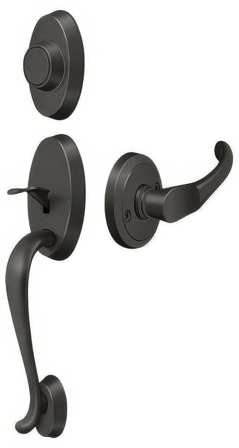 Deltana PRRHDCHU Riversdale Dummy Handleset with Chapelton Door Lever