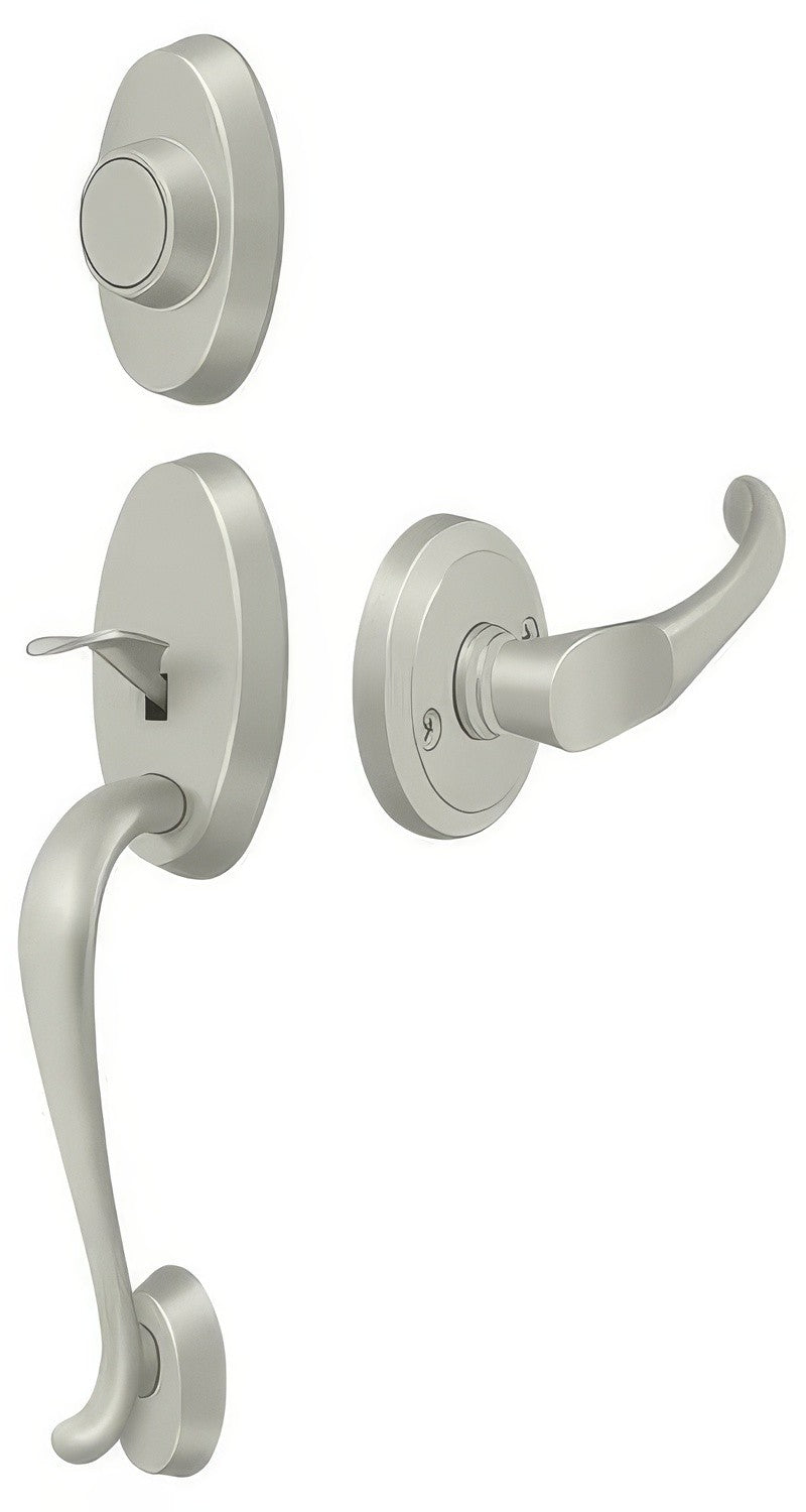 Deltana PRRHDCHU Riversdale Dummy Handleset with Chapelton Door Lever.