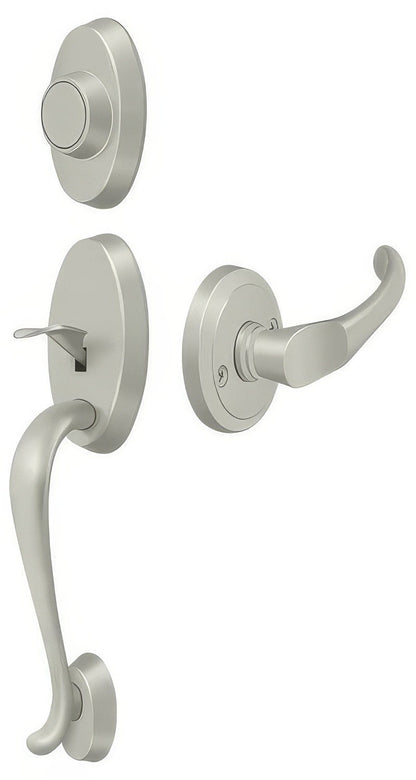 Deltana PRRHDCHU Riversdale Dummy Handleset with Chapelton Door Lever.