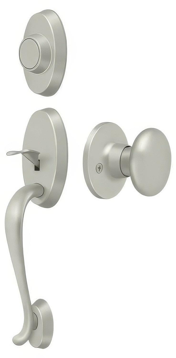 Deltana PRRHDRKU Riversdale Dummy Handleset with Round Dummy Knob.
