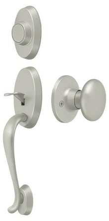 Deltana PRRHDRKU Riversdale Dummy Handleset with Round Dummy Knob.