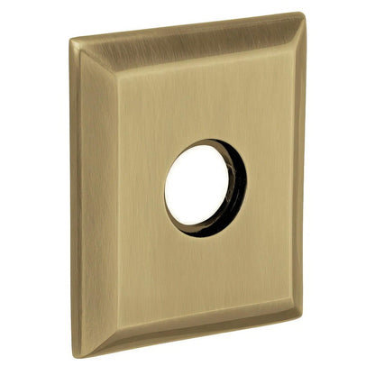 Baldwin R033.PV Pair of 3.225" Height Square Privacy Rosettes