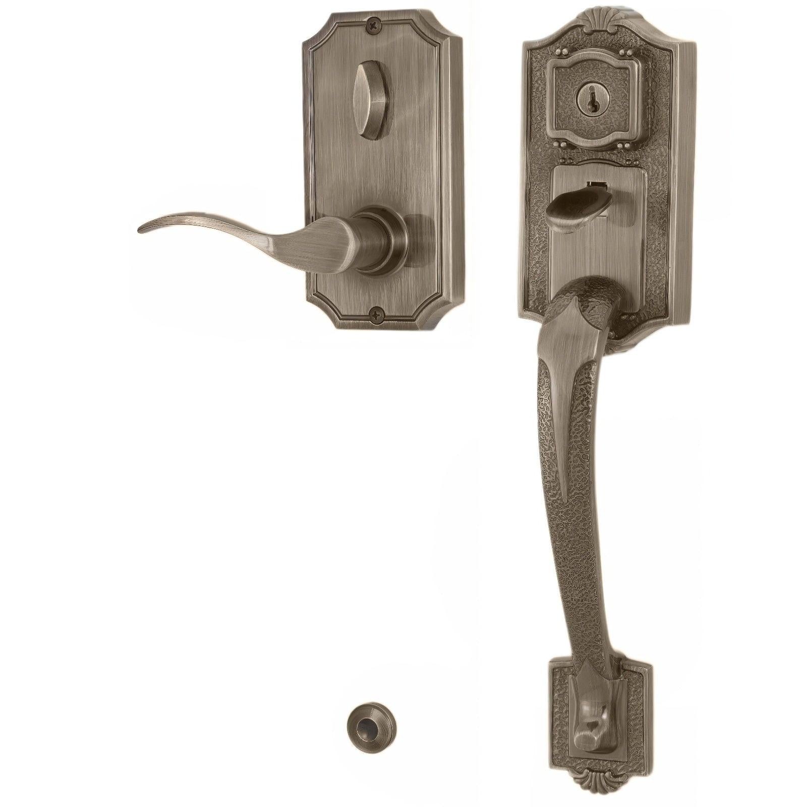 Weslock R1411-U-SL2D Bordeau Panic Proof Keyed Entry with Bordeau Right Hand Door Lever.