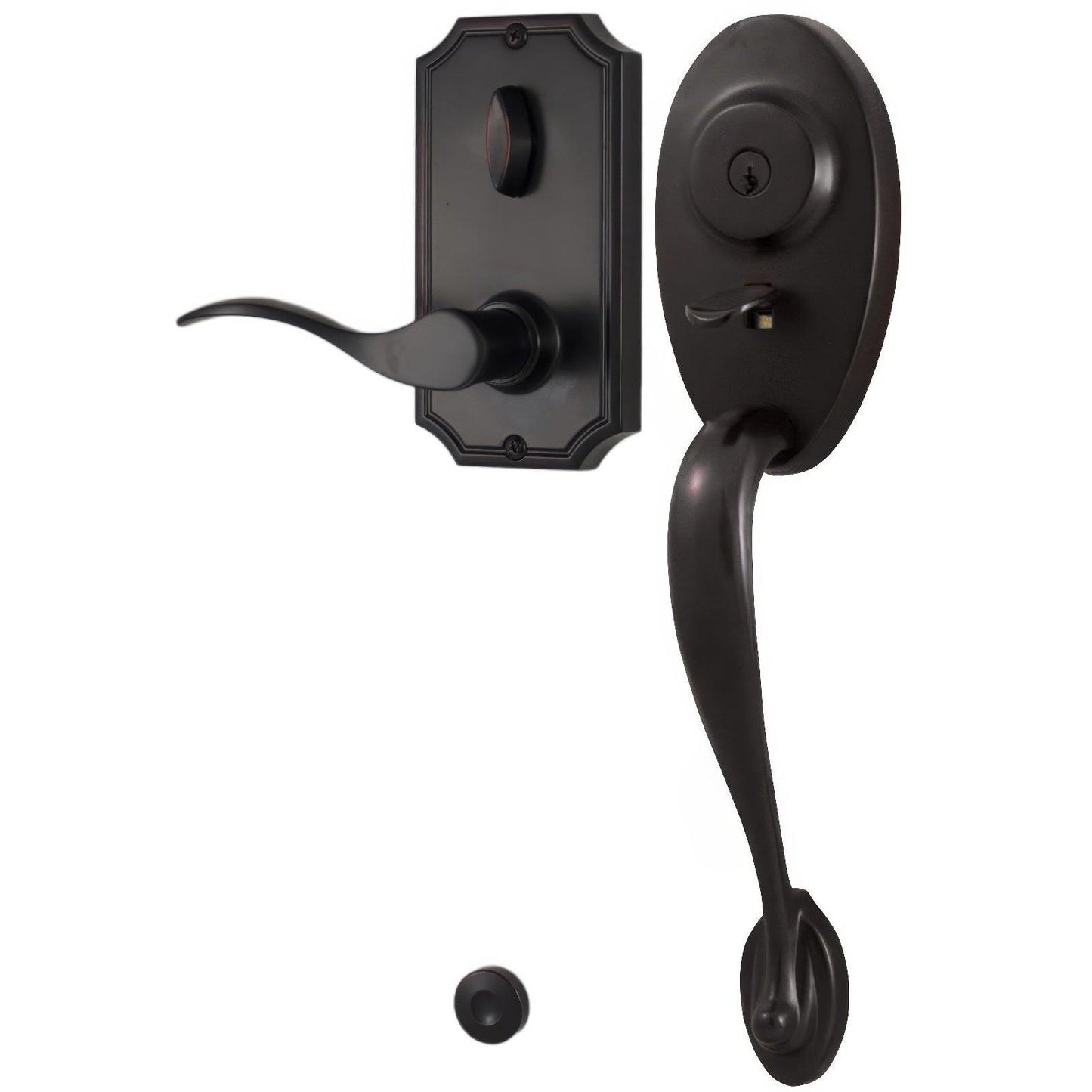 Weslock R1411-U-SL2D Bordeau Panic Proof Keyed Entry with Bordeau Right Hand Door Lever.