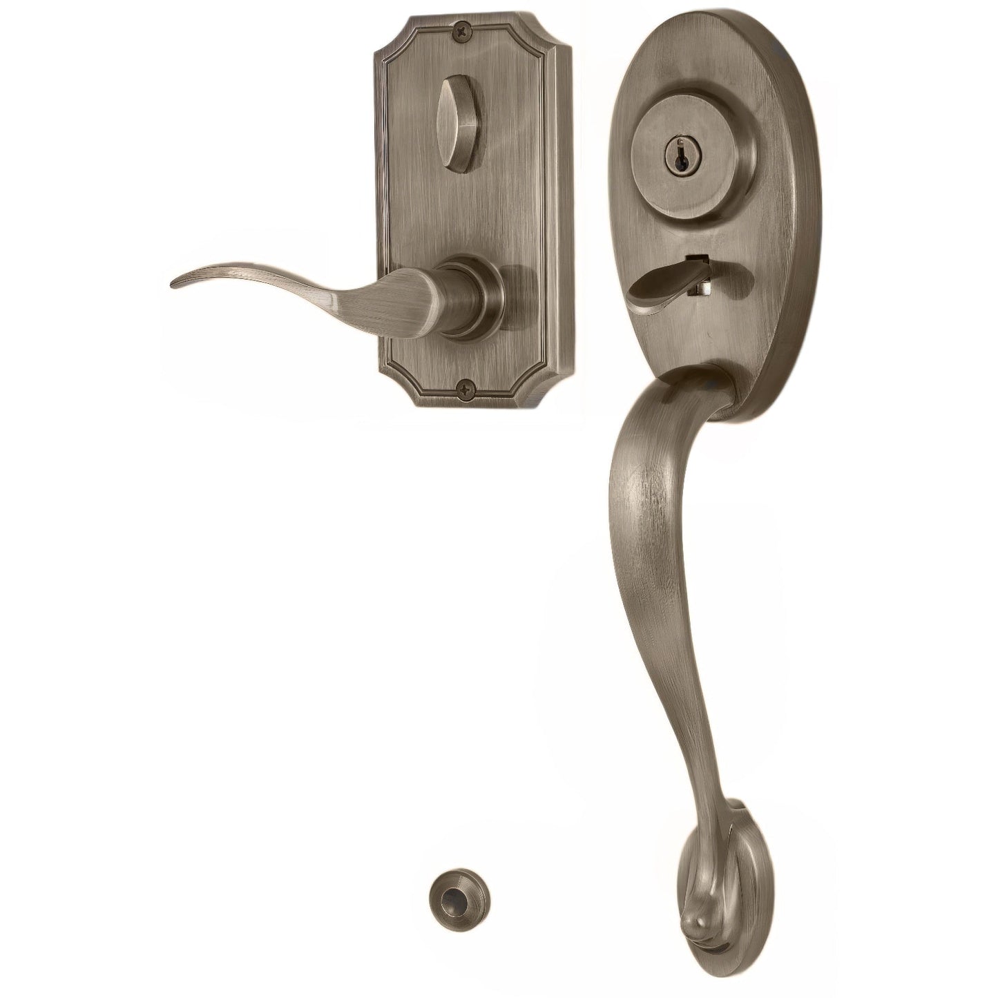 Weslock R1441-U-SL2D Bordeau Panic Proof Keyed Entry with Bordeau Right Hand Door Lever