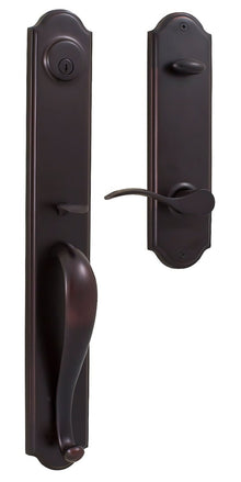 Weslock R6641-U-SL2D Philbrook Single Cylinder Handleset with Bordeau Right Hand Door Lever