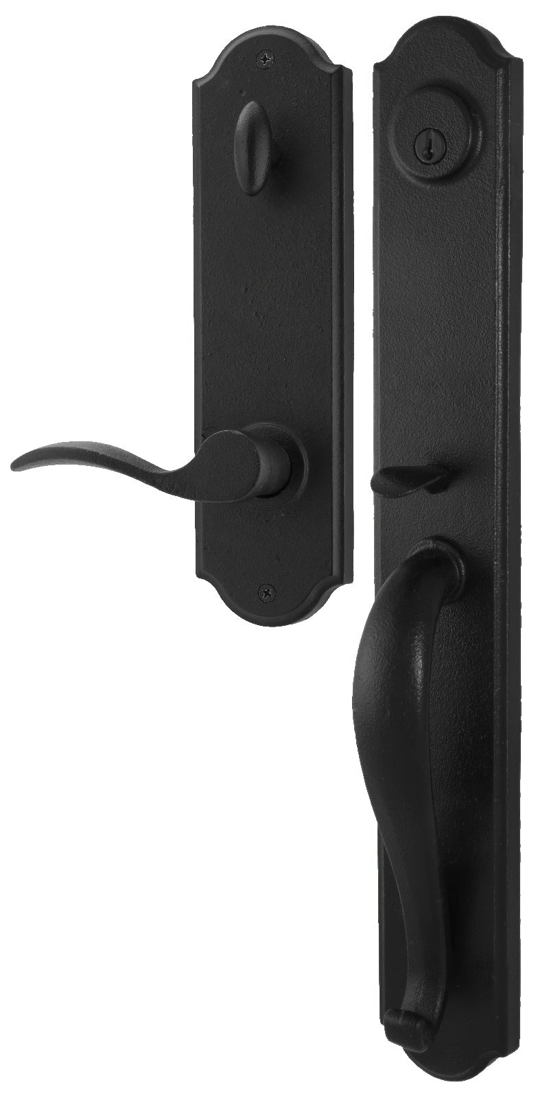 Weslock R7680-H-SL2D Wiltshire Single Cylinder Handleset with Carlow Right Hand Door Lever