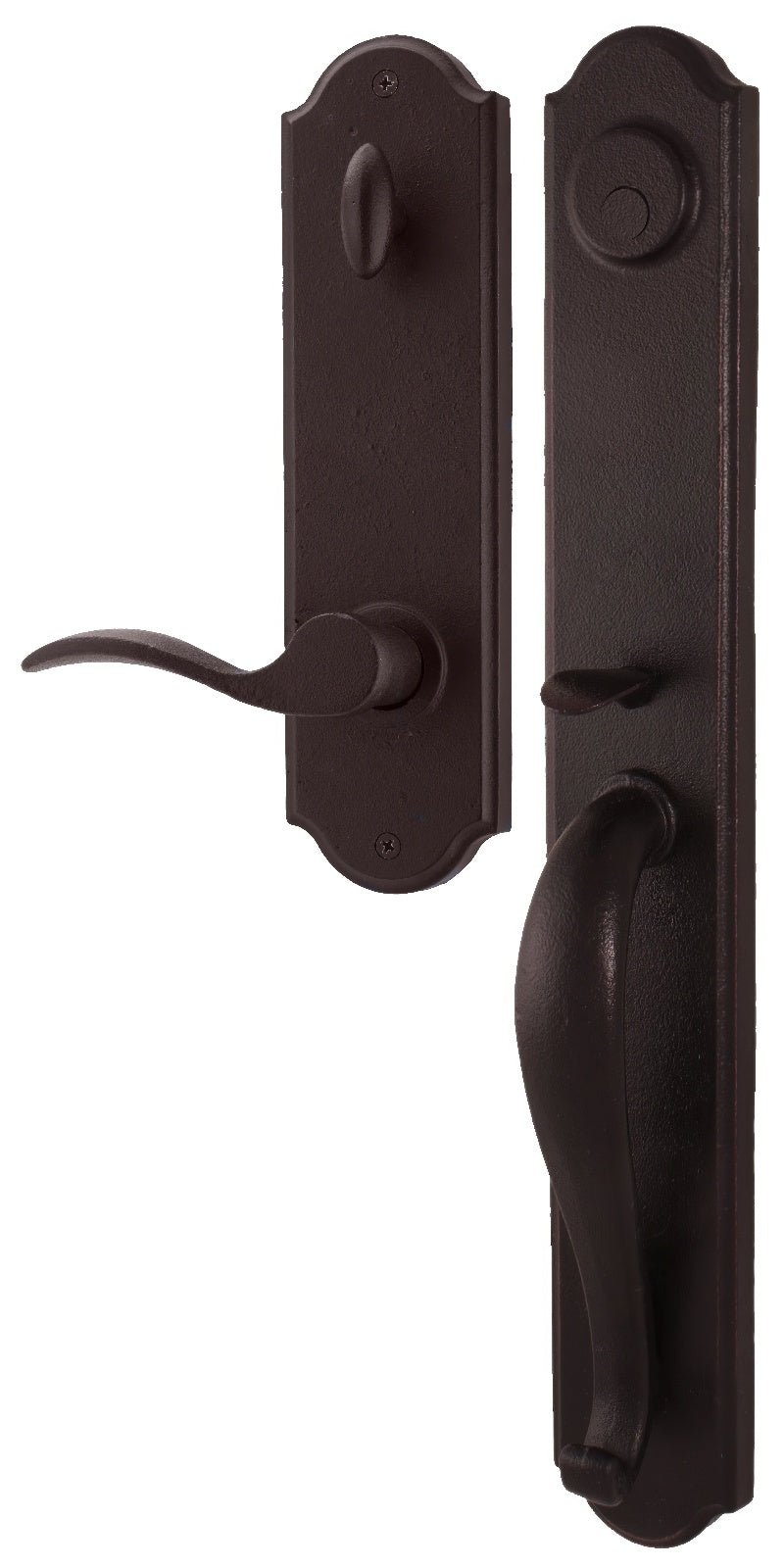 Weslock R7685-H-0020 Wiltshire Dummy Handleset with Carlow Right Hand Door Lever.