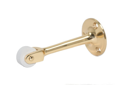 Ives RB471 Brass 4-1/2" Roller Bumper