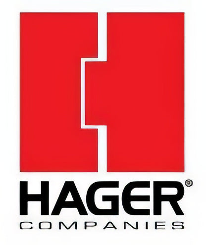 Hager RC127931 3.5" x 3.5" 1/4" Radius Full Mortise Plain Bearing Hinge.
