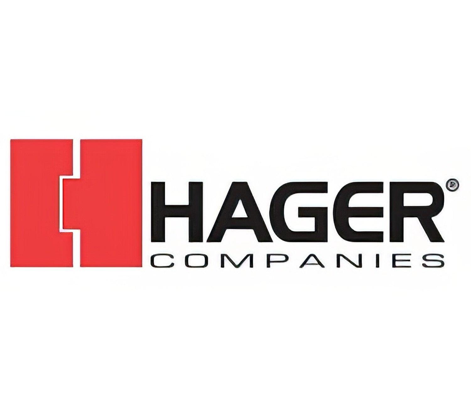 Hager RC12794 4" x 4" 1/4" Radius Full Mortise Plain Bearing Hinge