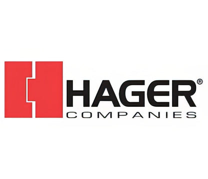 Hager RC12794 4" x 4" 1/4" Radius Full Mortise Plain Bearing Hinge