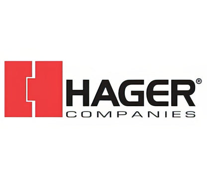 Hager RC12794 4" x 4" 1/4" Radius Full Mortise Plain Bearing Hinge