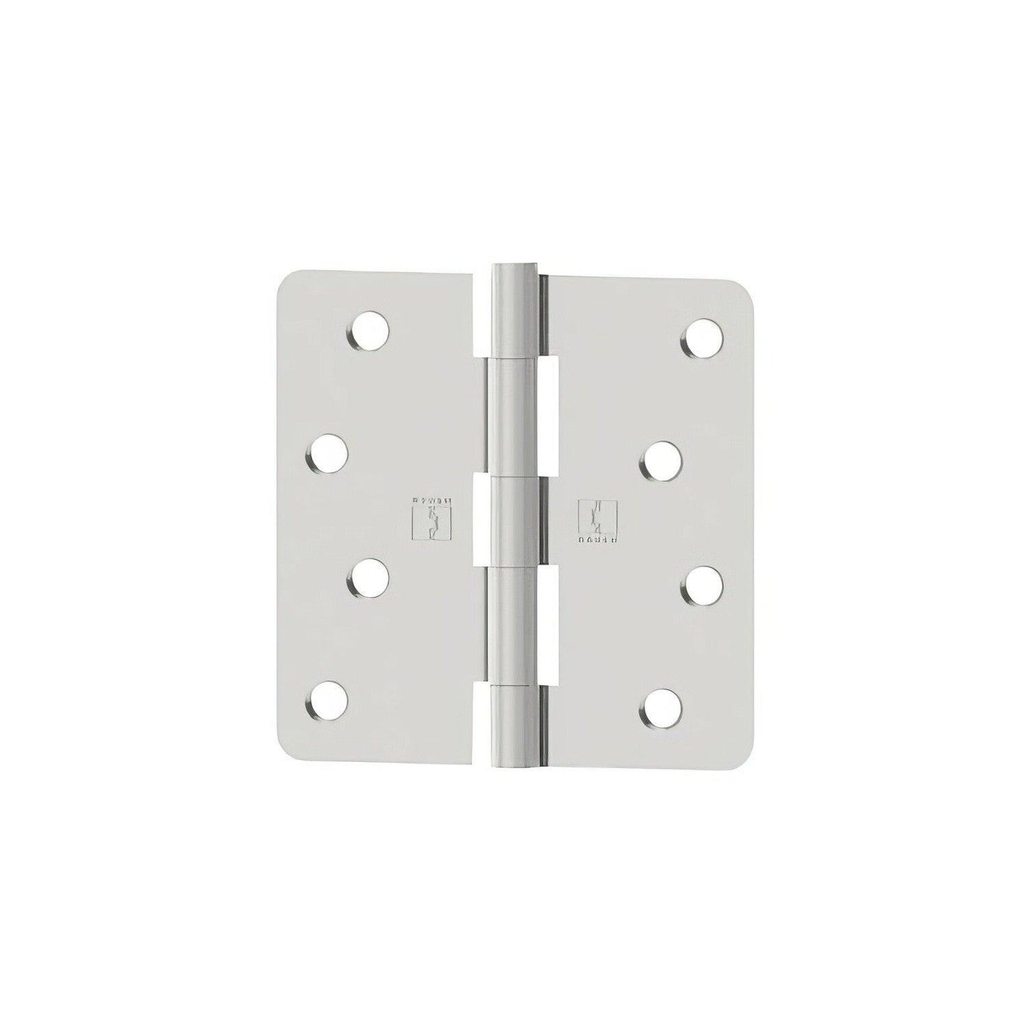 Hager RC1541432DEA14 4" Stainless Steel Full Mortise Hinge with 1/4" Radius Corners