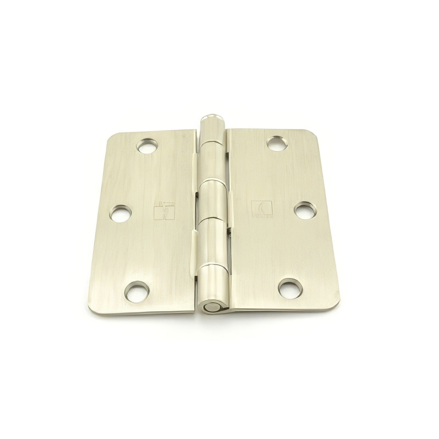 Hager RC174131 3.5" x 3.5" 1/4" Radius Full Mortise Residential Plain Bearing Hinge