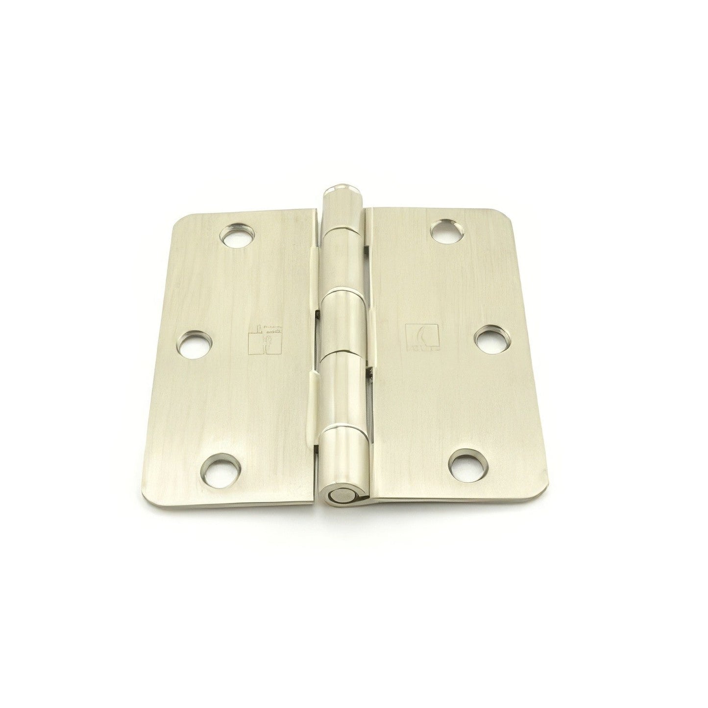 Hager RC174131 3.5" x 3.5" 1/4" Radius Full Mortise Residential Plain Bearing Hinge