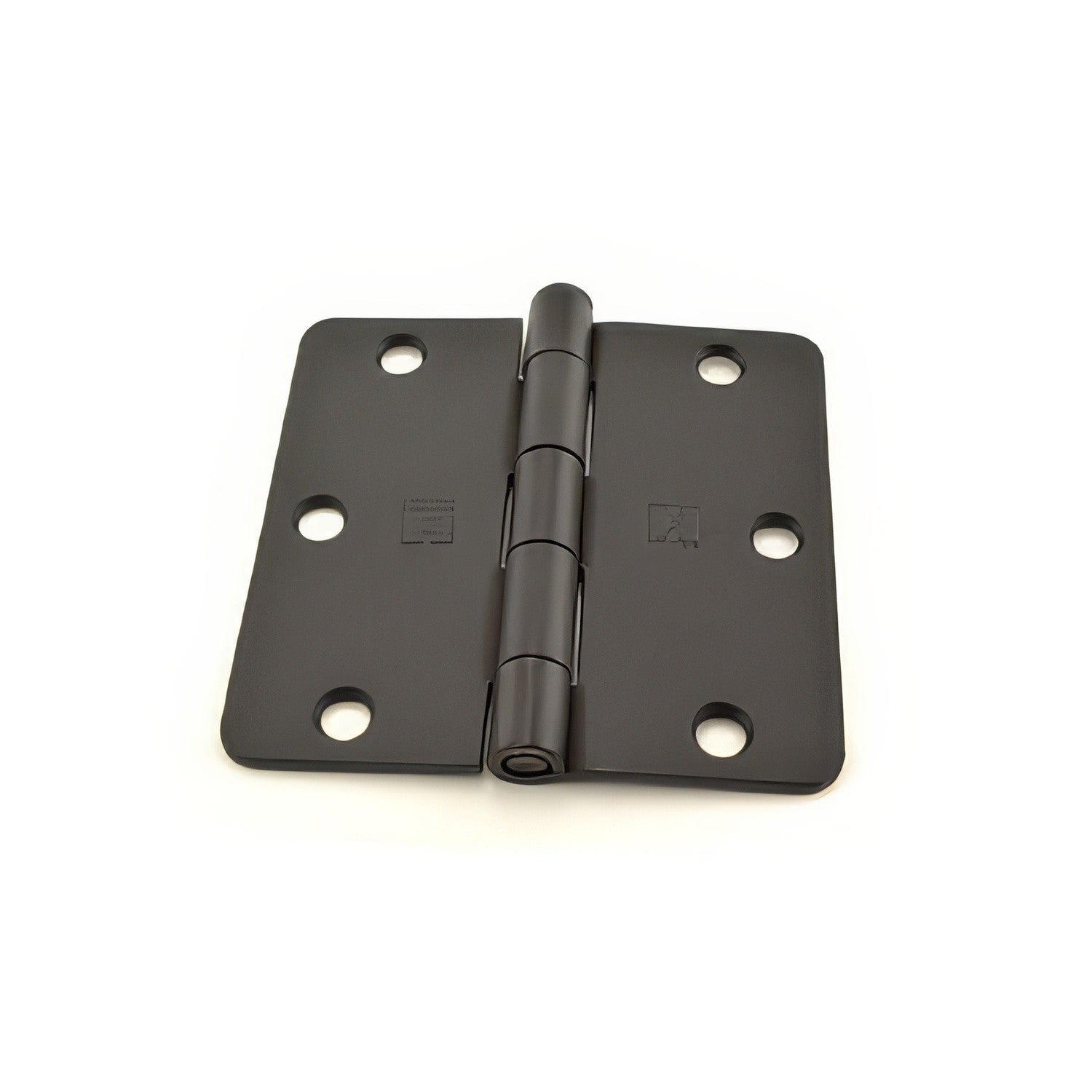 Hager RC174131 3.5" x 3.5" 1/4" Radius Full Mortise Residential Plain Bearing Hinge