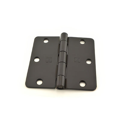 Hager RC174131 3.5" x 3.5" 1/4" Radius Full Mortise Residential Plain Bearing Hinge