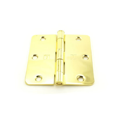 Hager RC174131 3.5" x 3.5" 1/4" Radius Full Mortise Residential Plain Bearing Hinge