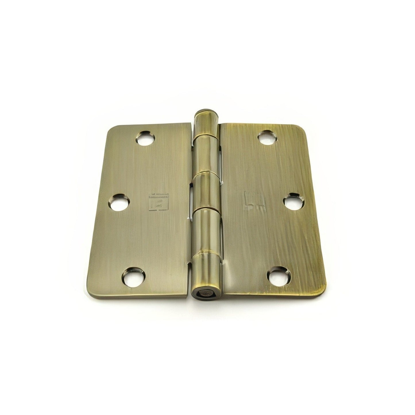 Hager RC174131 3.5" x 3.5" 1/4" Radius Full Mortise Residential Plain Bearing Hinge