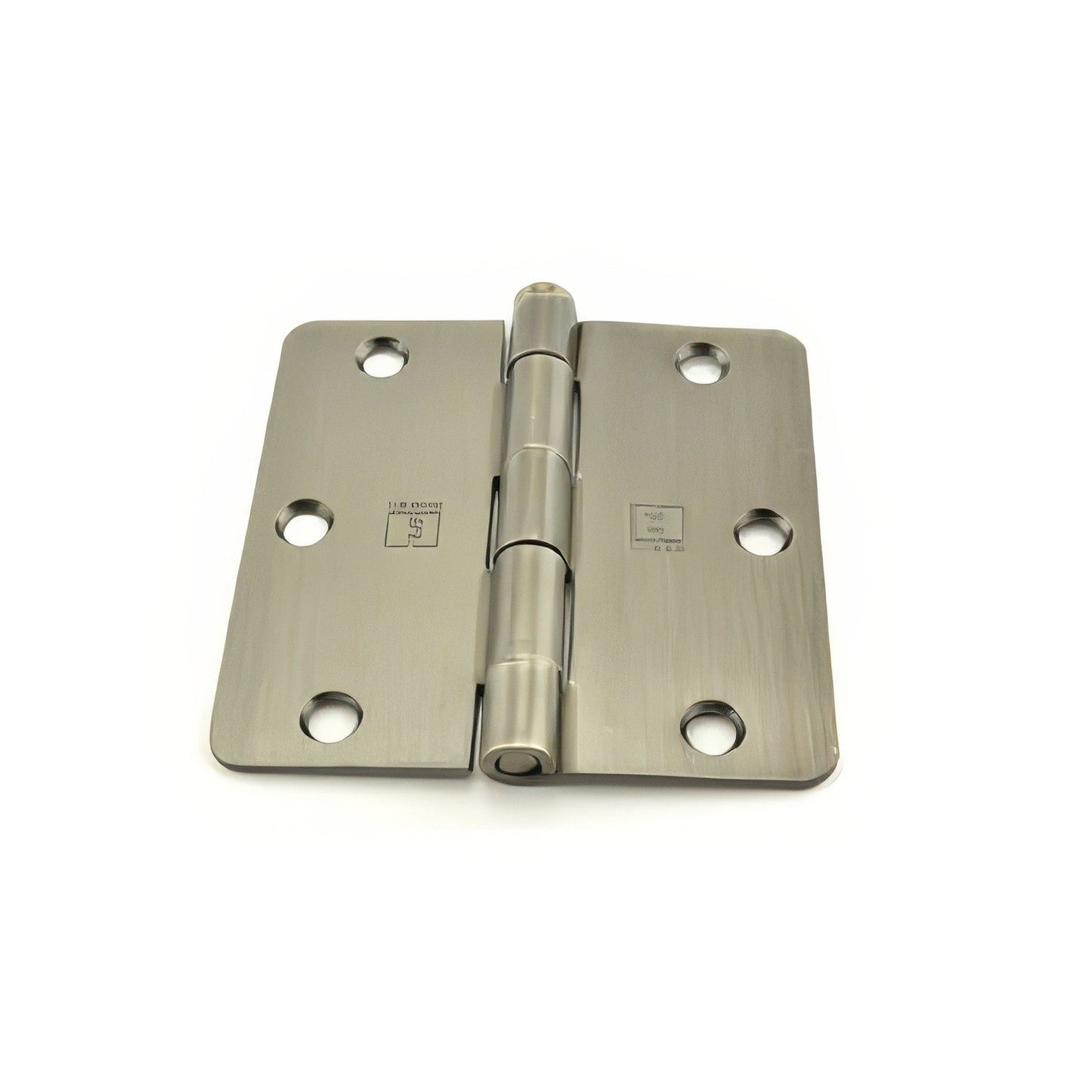 Hager RC174131 3.5" x 3.5" 1/4" Radius Full Mortise Residential Plain Bearing Hinge