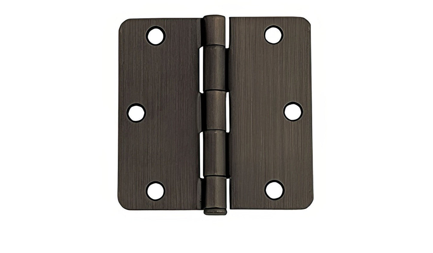 Hager RC1748-3.5 3-1/2" x 3-1/2" Full Mortise 1/4" Radius Corner Hinge