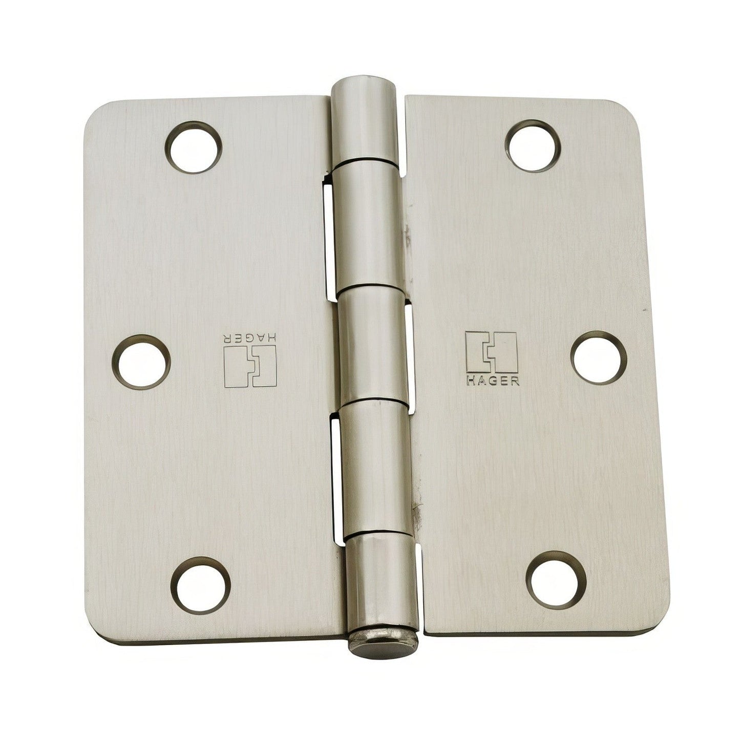 Hager RC1748-3.5 3-1/2" x 3-1/2" Full Mortise 1/4" Radius Corner Hinge