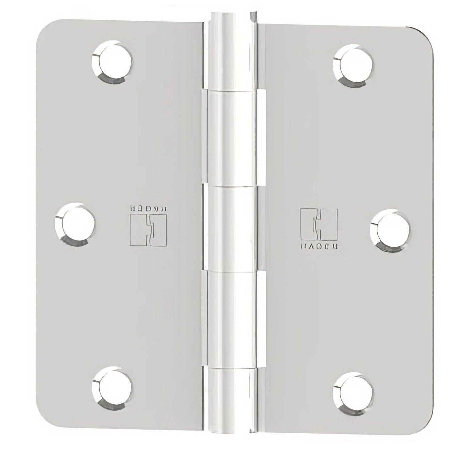 Hager RC1748-3.5 3-1/2" x 3-1/2" Full Mortise 1/4" Radius Corner Hinge