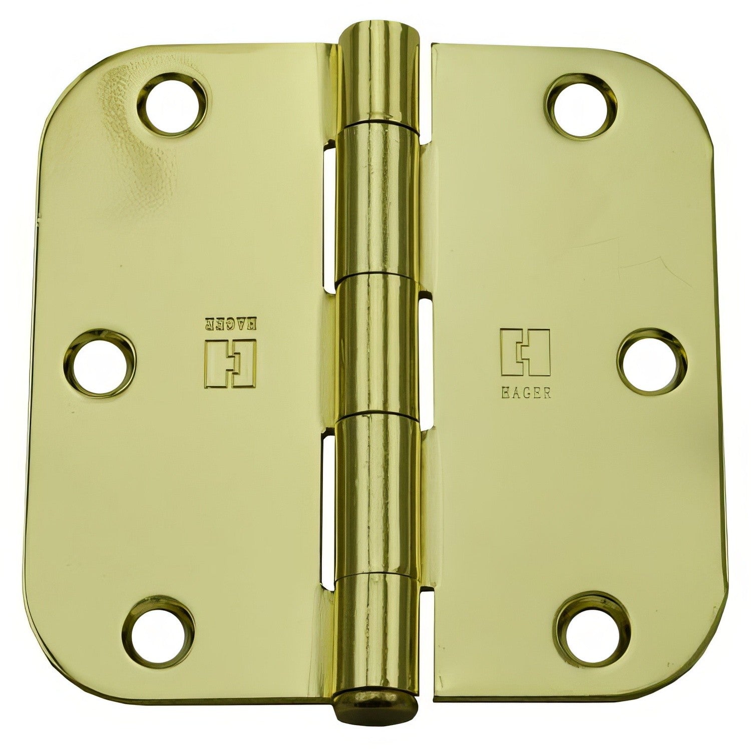 Hager RC1842312 3-1/2" Steel Full Mortise Hinge with 5/8" Radius Corners