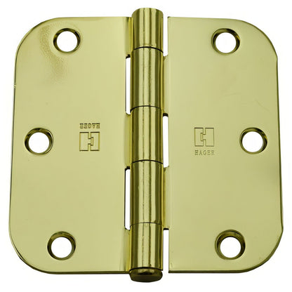 Hager RC1842312 3-1/2" Steel Full Mortise Hinge with 5/8" Radius Corners