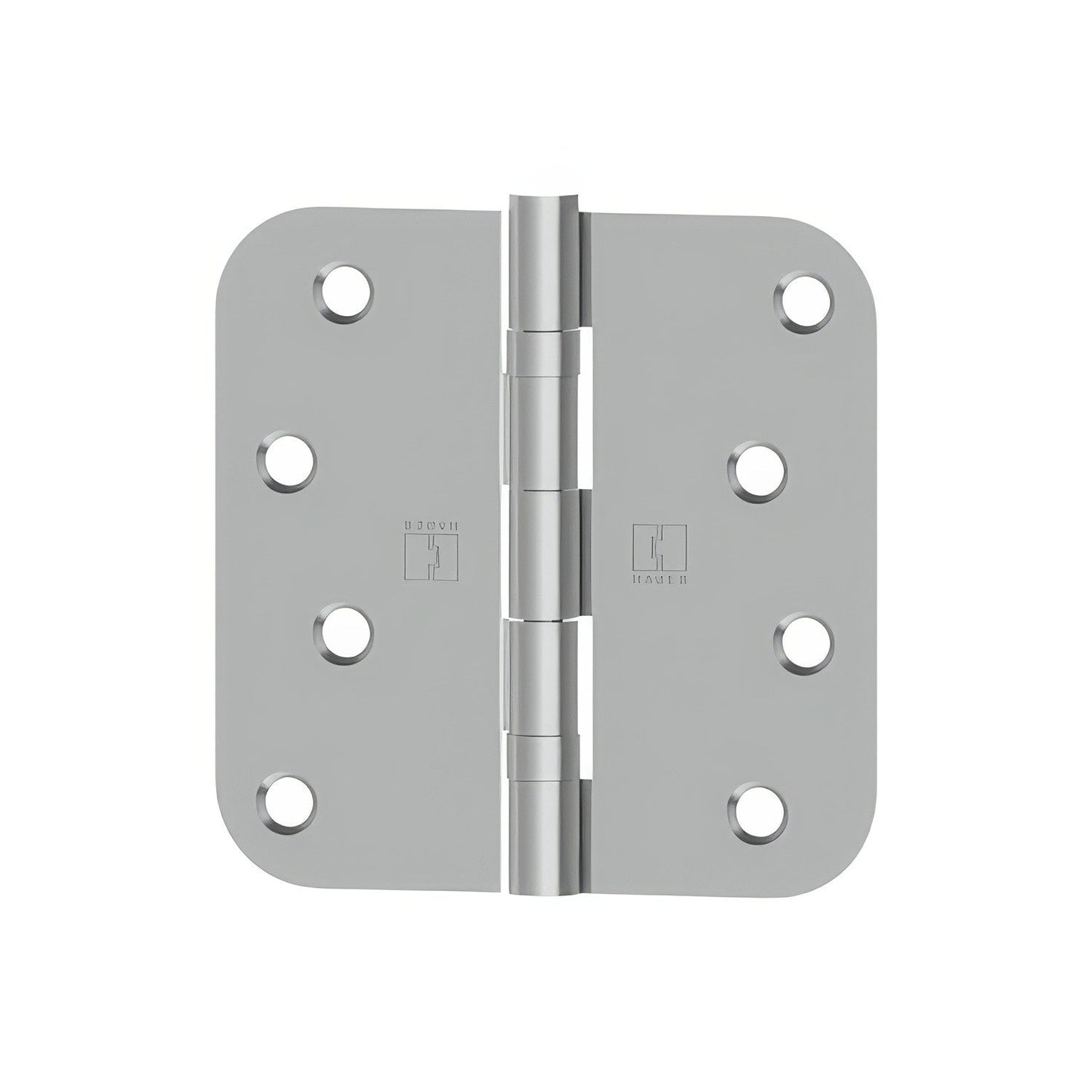 Hager RCBB18424 4 x 4 Inch Round Corner Ball Bearing Full Mortise Residential Hinge.