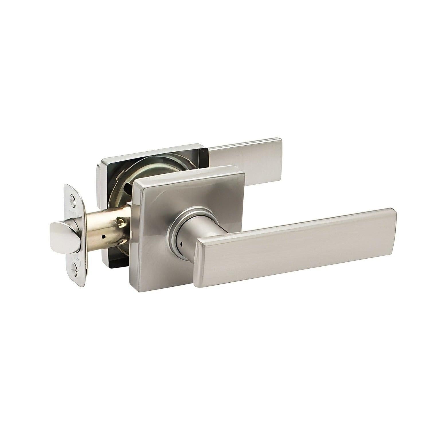 Copper Creek RL2220 Remi Passage Lever Set with Square Rose
