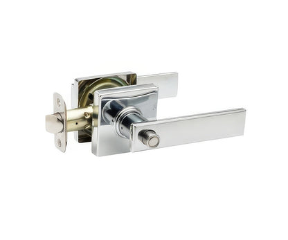 Copper Creek RL2231 Remi Privacy Door Lever Set with Square Rose.
