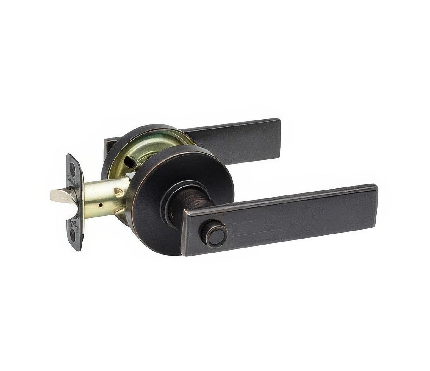 Copper Creek RL2231-RND Remi Privacy Door Lever Set with Round Rose.