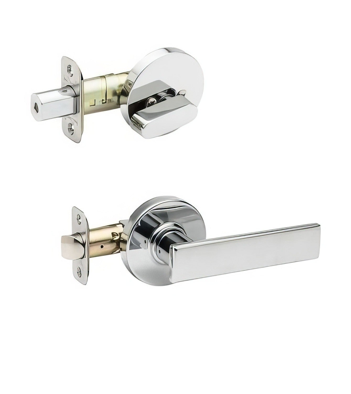 Copper Creek RL2810-RND Remi Single Cylinder Interior Door Handleset with Round Rose