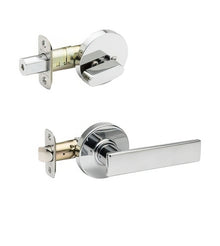 Copper Creek RL2810-RND Remi Single Cylinder Interior Door Handleset with Round Rose
