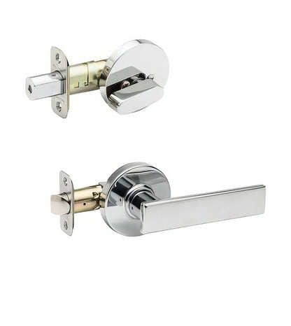 Copper Creek RL2810-RND Remi Single Cylinder Interior Door Handleset with Round Rose