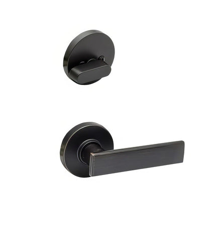 Copper Creek RL2890-RND Remi Dummy Interior Door Handleset with Round Rose.