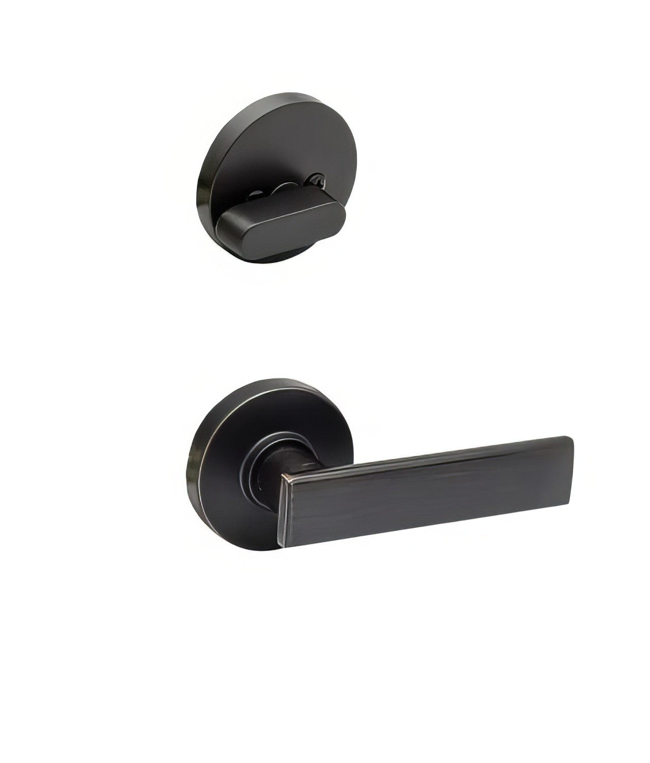 Copper Creek RL2890-RND Remi Dummy Interior Door Handleset with Round Rose